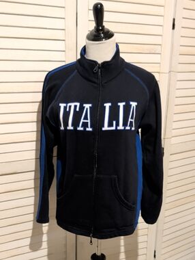 Italia Soccer Zipper Fleece Jacket